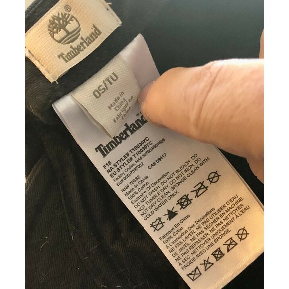 black Timberland retro 1973 patch Cap Hat adjustable snapback - Picture 5 of 5